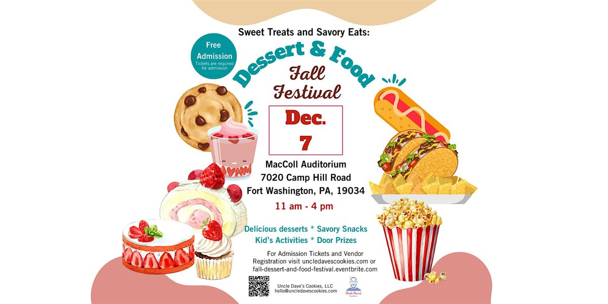 Sweet Treats and Savory Eats: Dessert and Food Festival