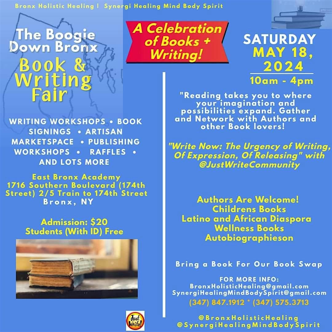 The Boogie Down Bronx Book & Writing Fair!