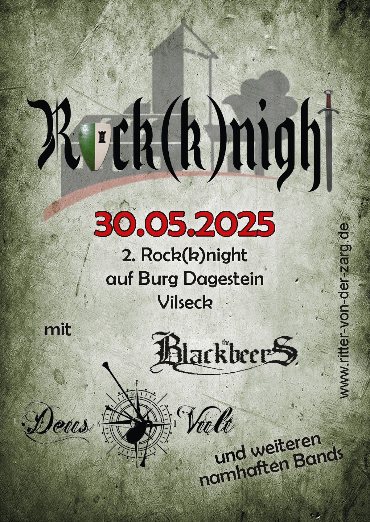 Rock(k)night auf Burg Dagestein mit Deus Vult und The BlackBeerS