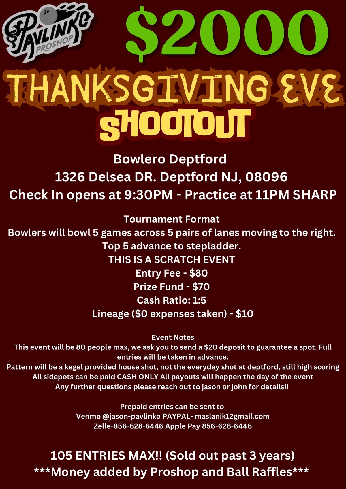 Thanksgiving Eve Shootout 2024