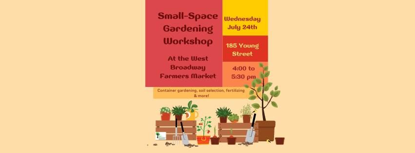 Small-Space Gardening Workshop