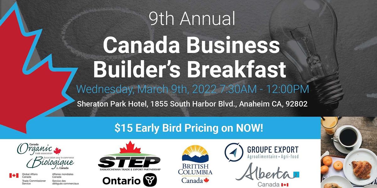 9th Annual Canada Business Builders Breakfast