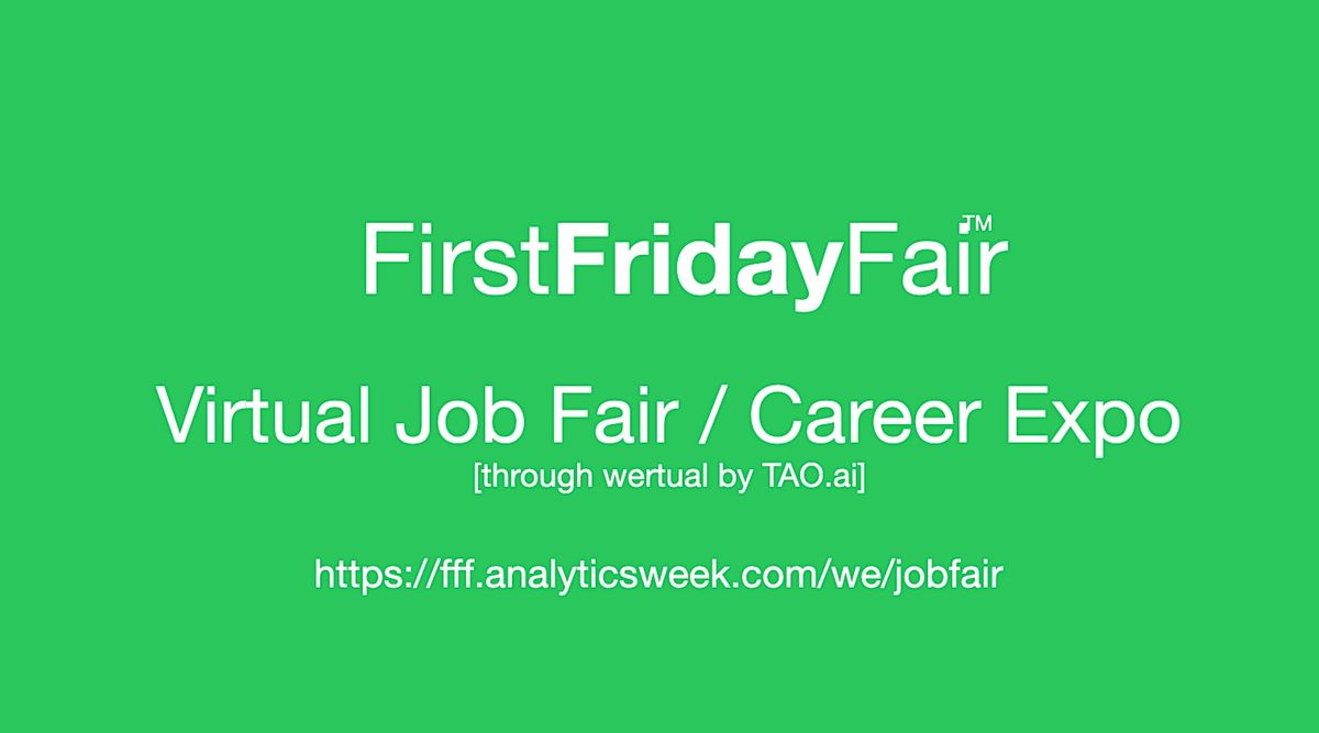 #Data #FirstFridayFair Virtual Job Fair \/ Career Expo Event # Austin