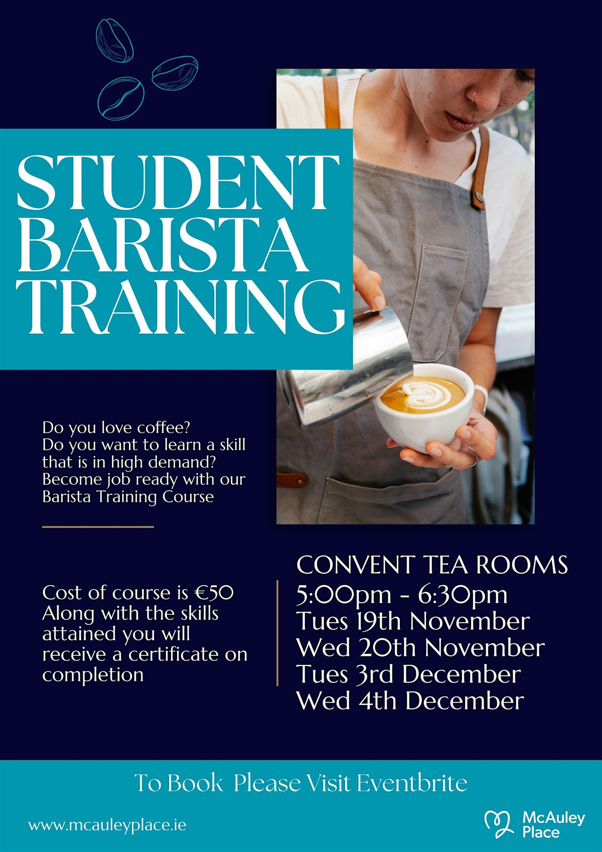 Barista Training for Students - Extra Dates