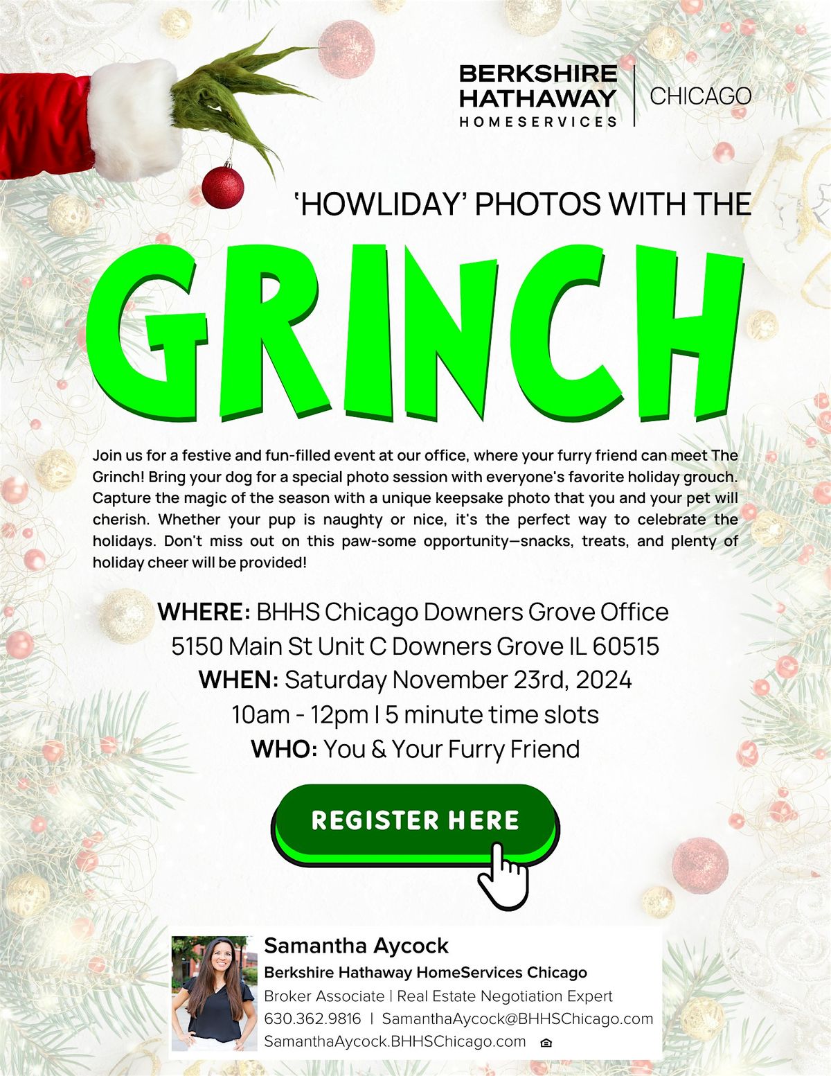 'Howliday Photos with The Grinch