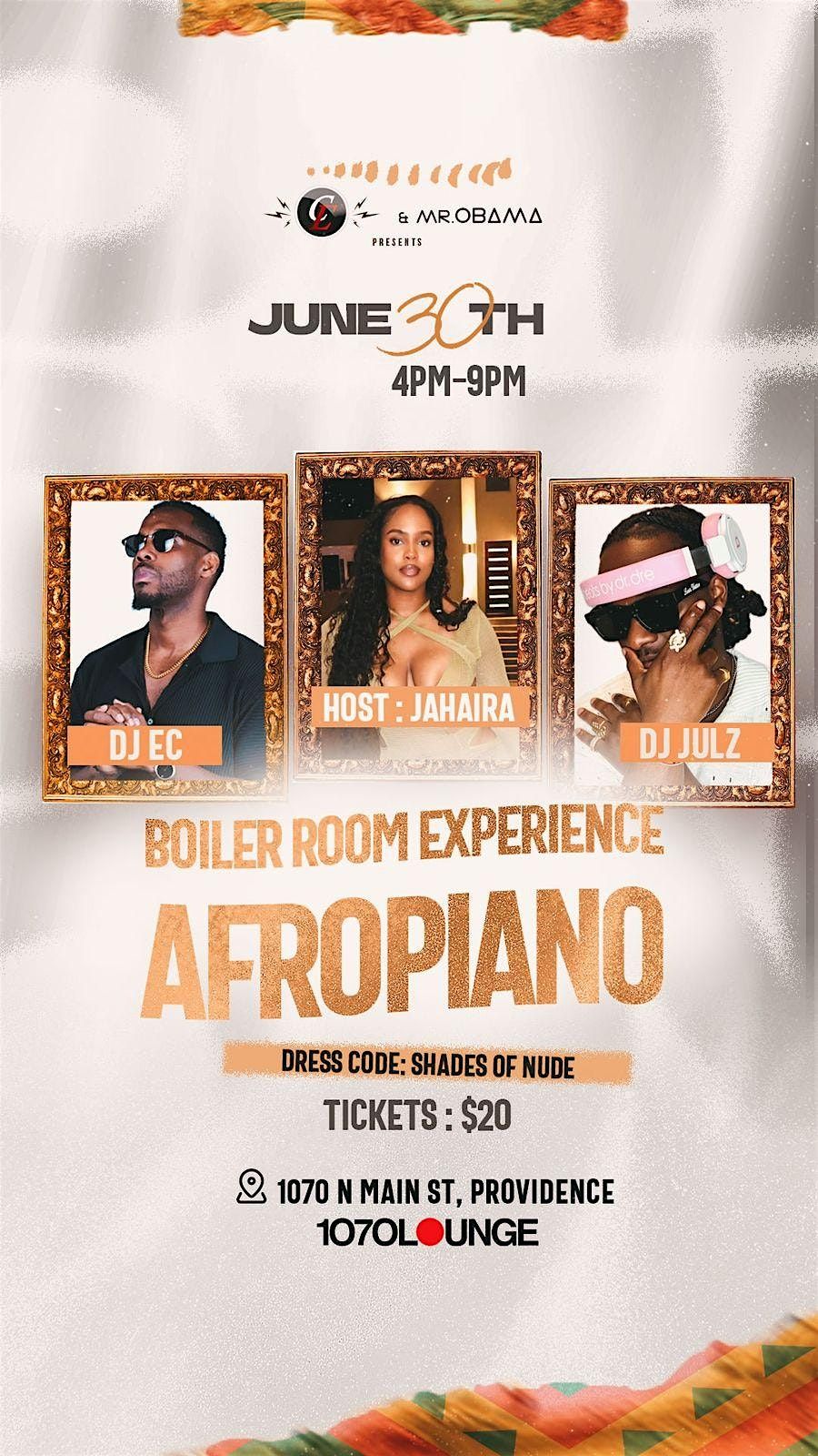 AFROPIANO Boiler Room experience