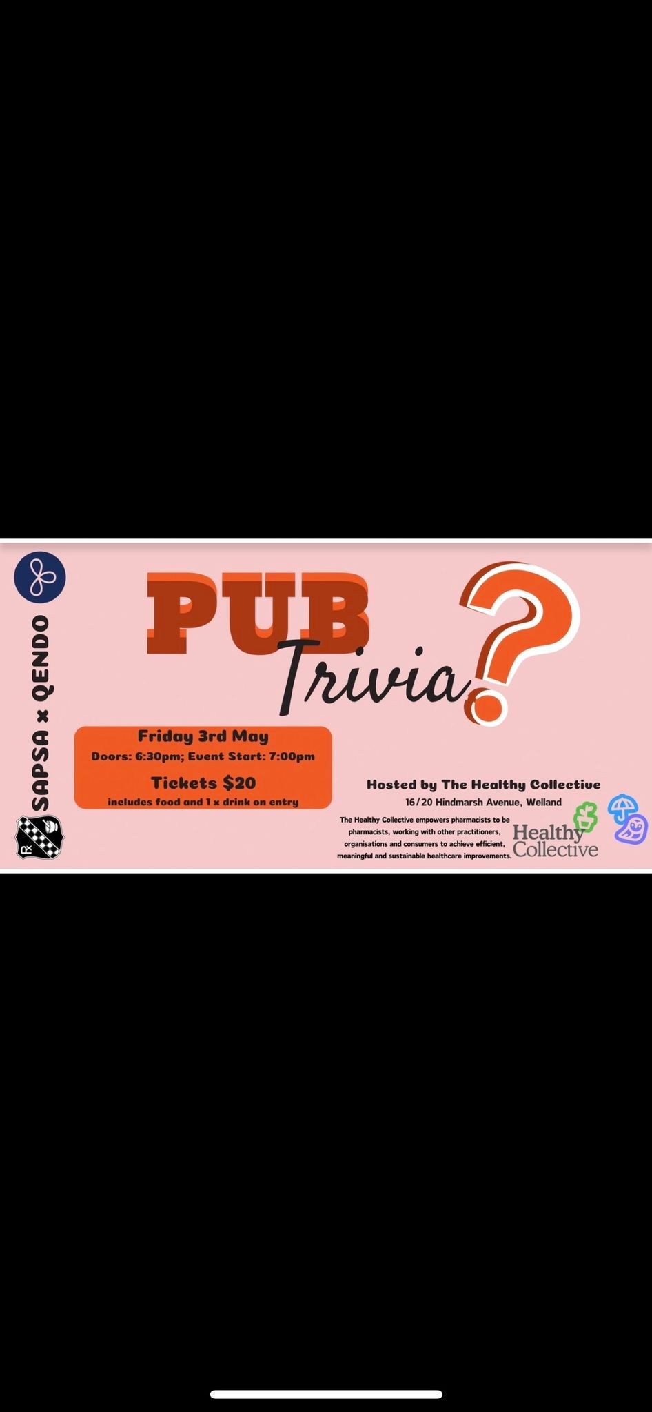 Pub Trivia \ud83c\udf7b (in collaboration with The Healthy Collective)