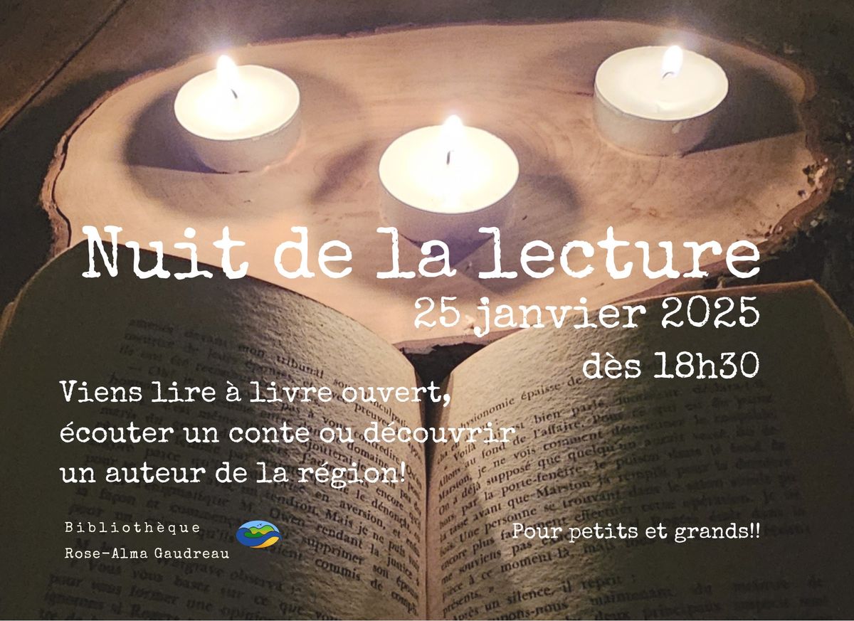 Nuit de la lecture - Saint-Mathieu-de-Rioux