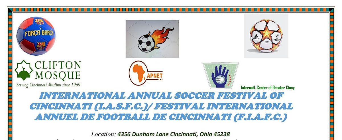 3RD INTERNATIONAL ANNUAL SOCCER FESTIVAL OF CINCINNATI (I.A.S.F.C.)