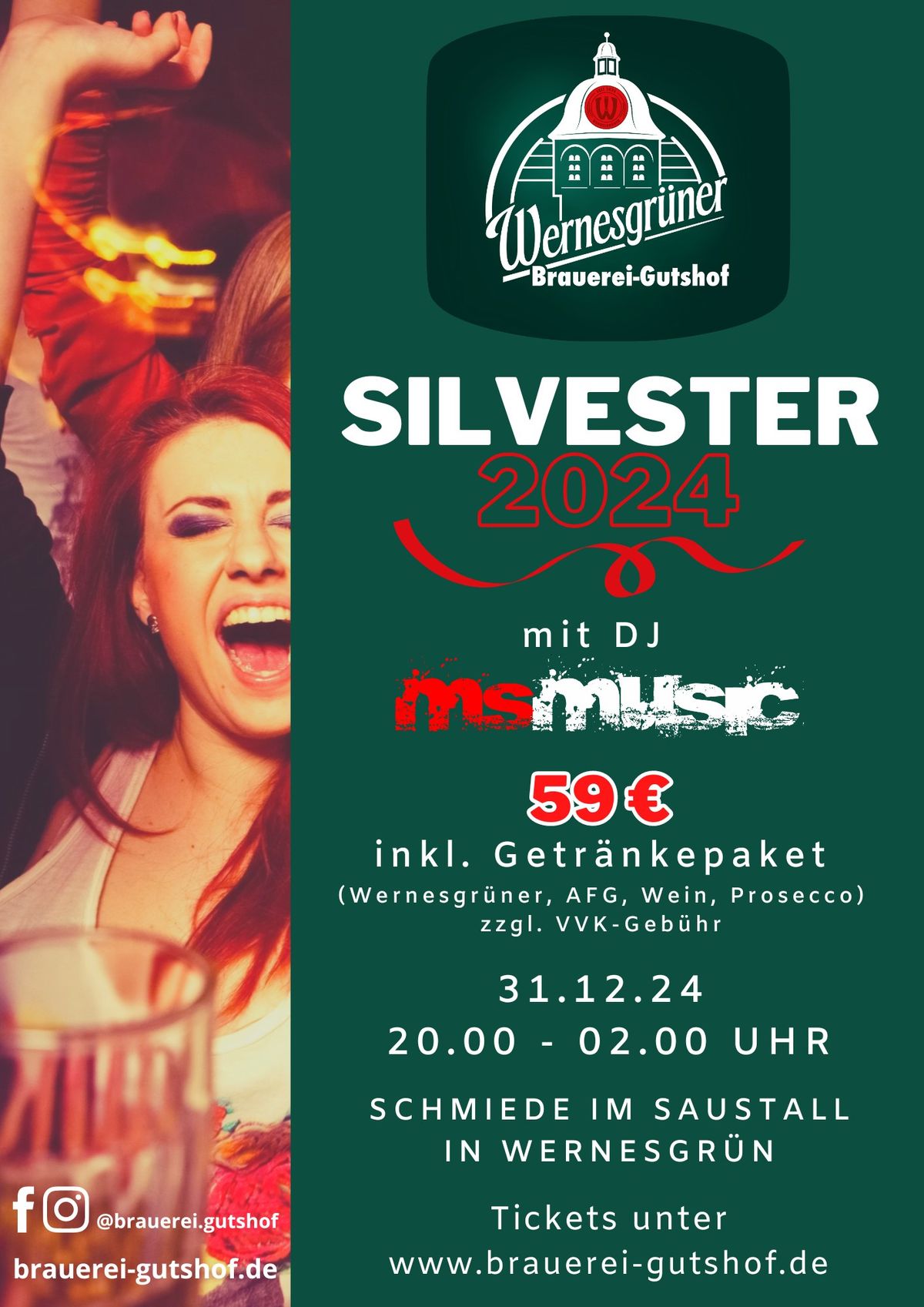 SilvesterParty Wernesgr\u00fcn