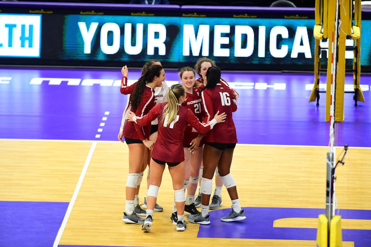 Arkansas Razorbacks at LSU Tigers Womens Volleyball