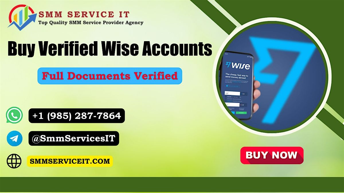 Top 5 Sites to Buy Verified Wise Accounts In This Year