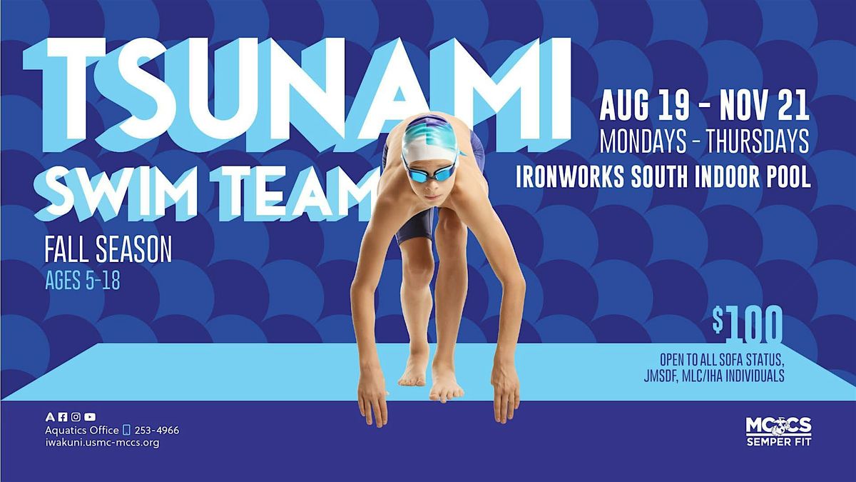 Tsunami Swim Team Fall Season 2024