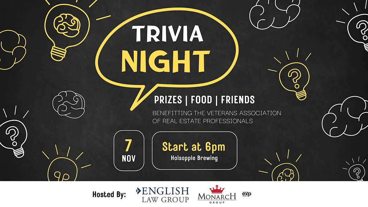 Trivia Night Benefitting Veterans Association of Real Estate Professionals