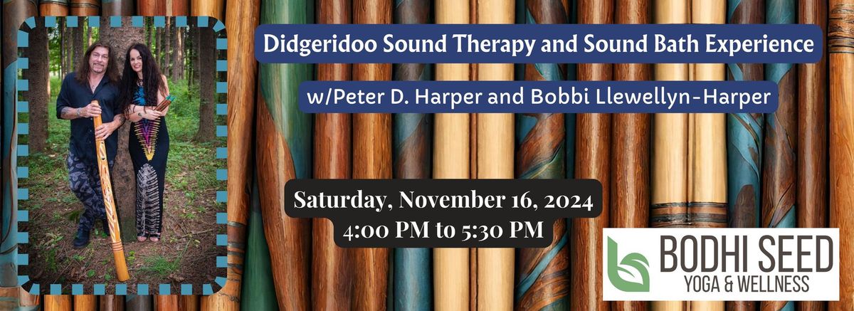 Didgeridoo Sound Therapy & Sound Bath Experience