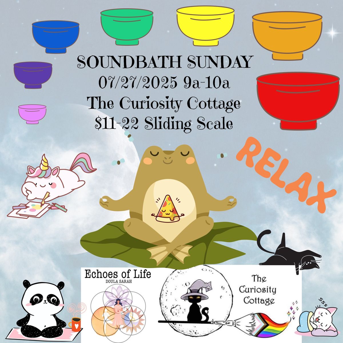 SOUNDBATH SUNDAY @ The Curiosity Cottage