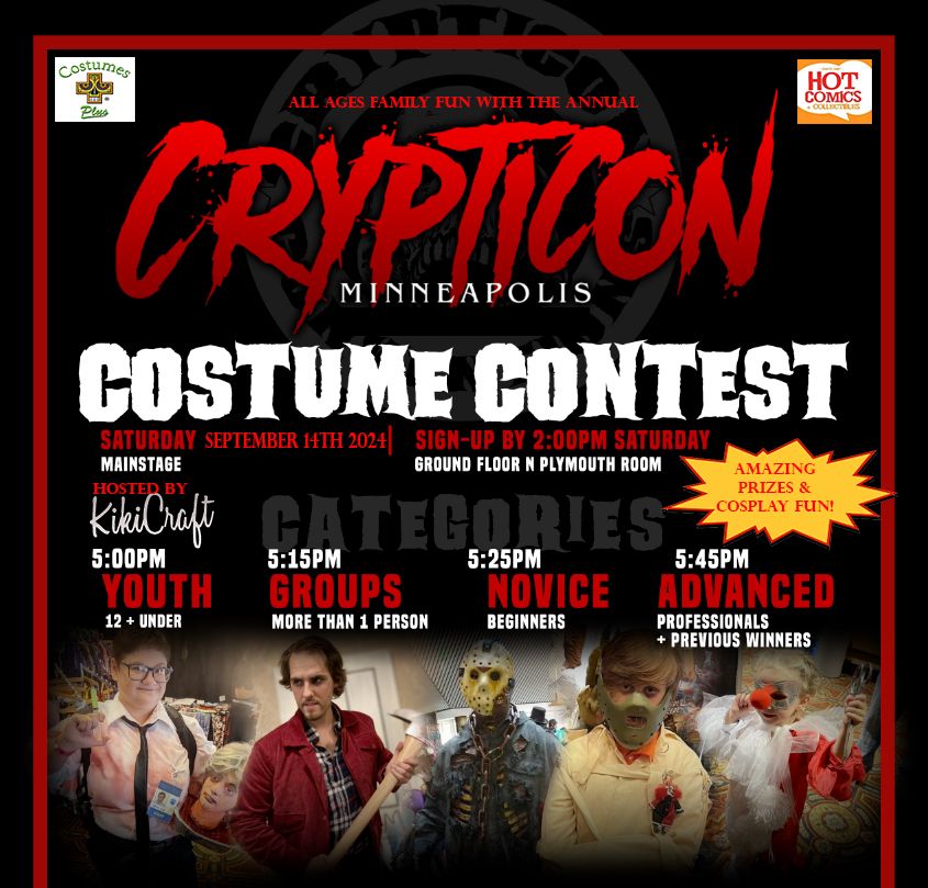 Crypticon Costume & Cosplay Contest 2024