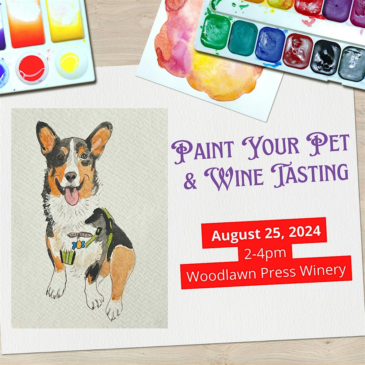 Paint Your Pet & Wine Tasting