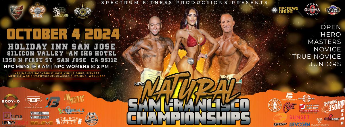 SPECTRUM FITNESS PRODUCTIONS 2024 NPC NATURAL SAN FRANCISCO CHAMPIONSHIPS