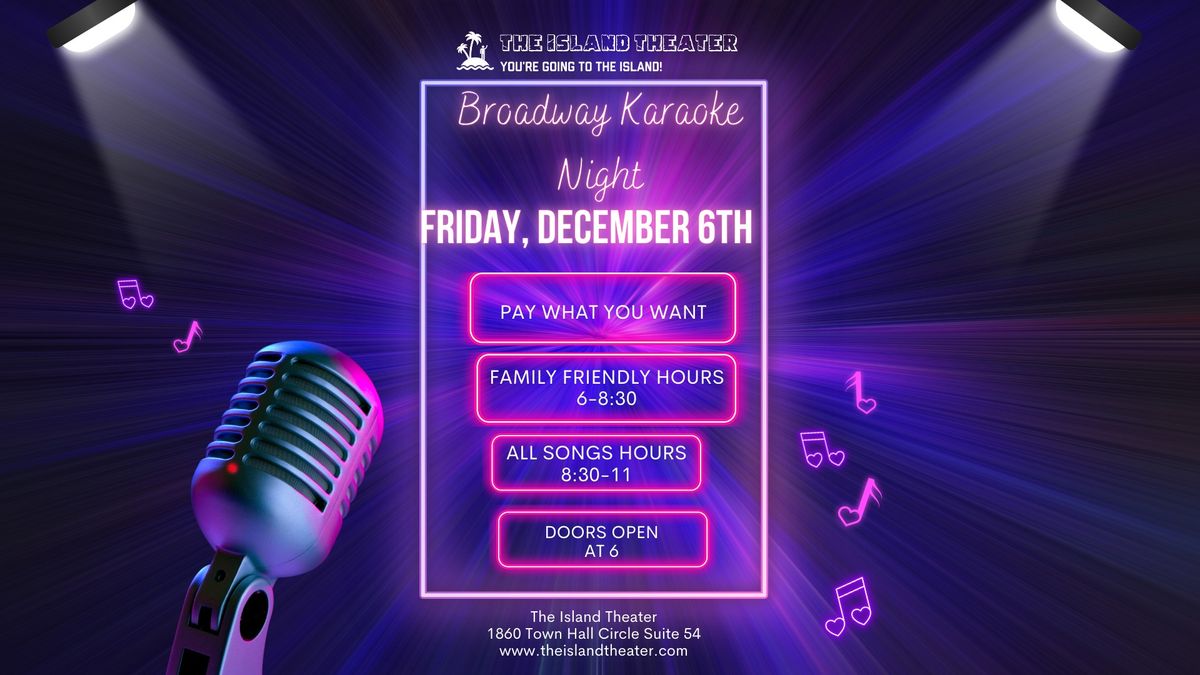 Broadway Karaoke Night