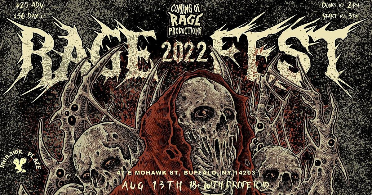 RAGE FEST 2022, Buffalo's Mohawk Place, 13 August 2022