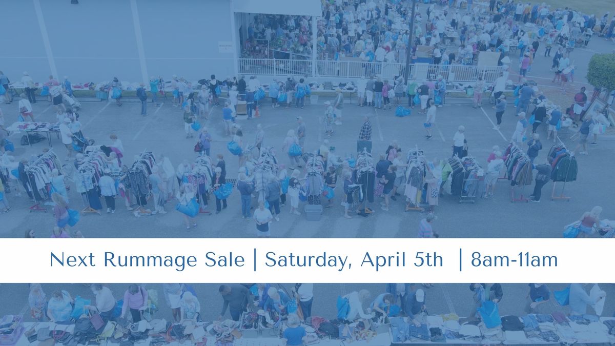 April Rummage Sale