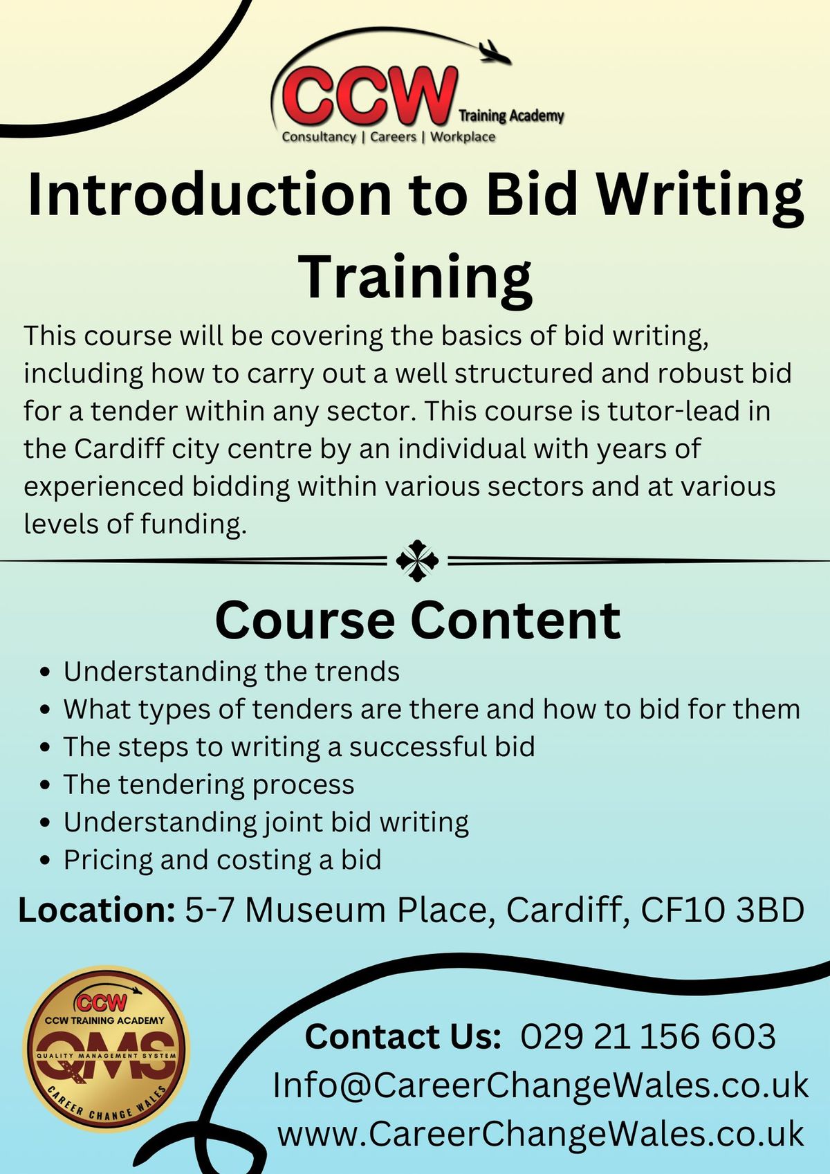 Introduction to Bid Writing Training