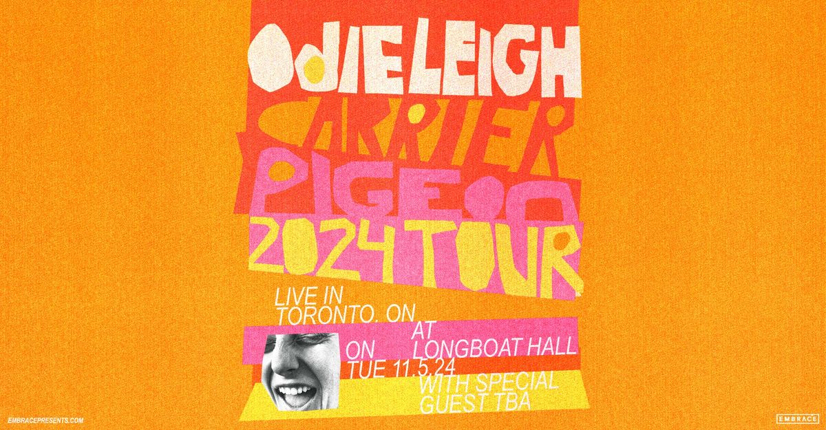 Odie Leigh @ Longboat Hall | November 5th