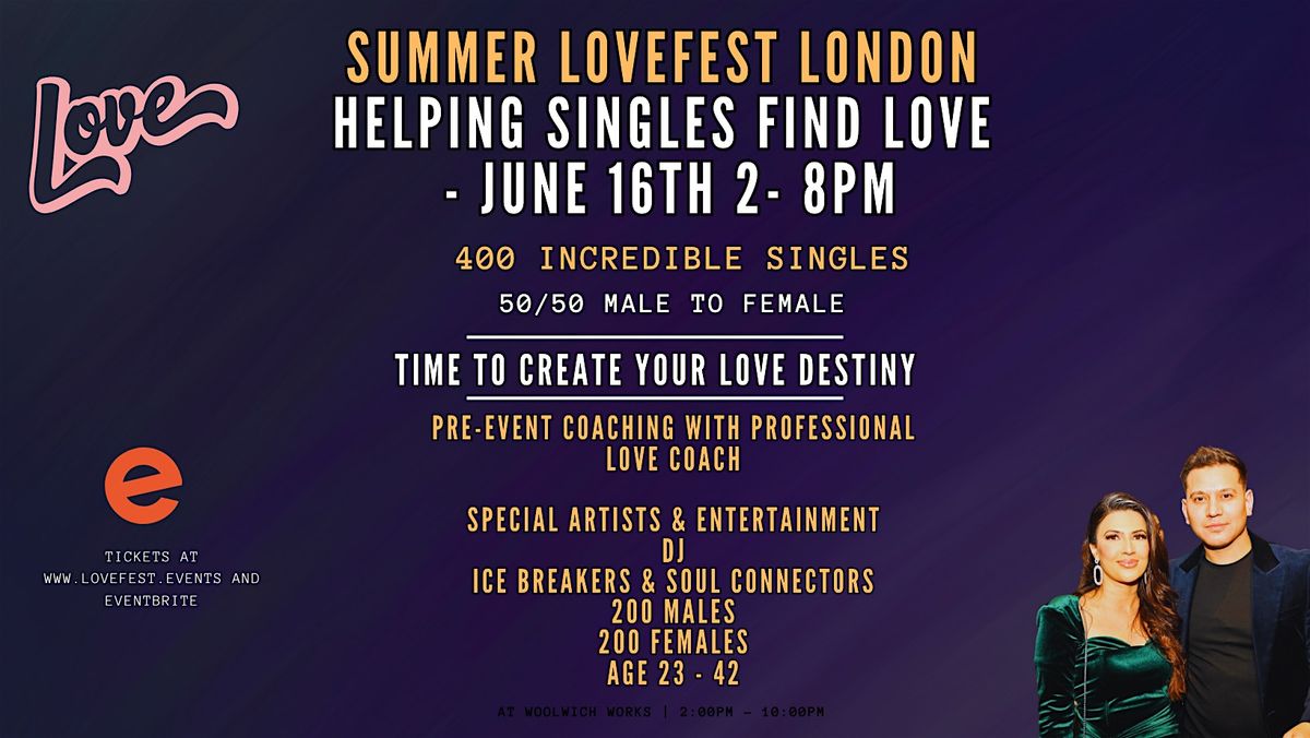 Summer LoveFest - Global Singles Event