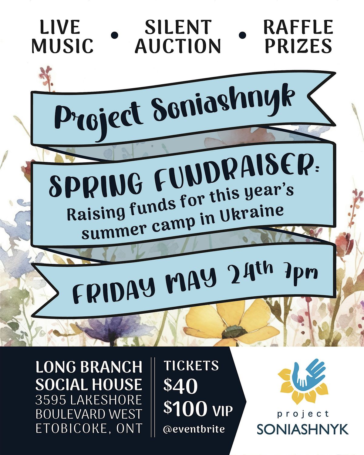 Project Soniashnyk's Spring Fundraiser