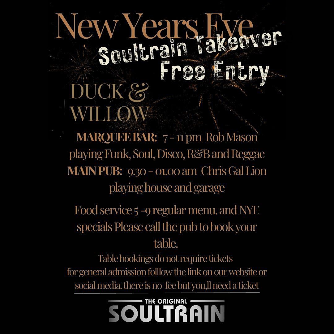 New years eve Soultrain Takeover