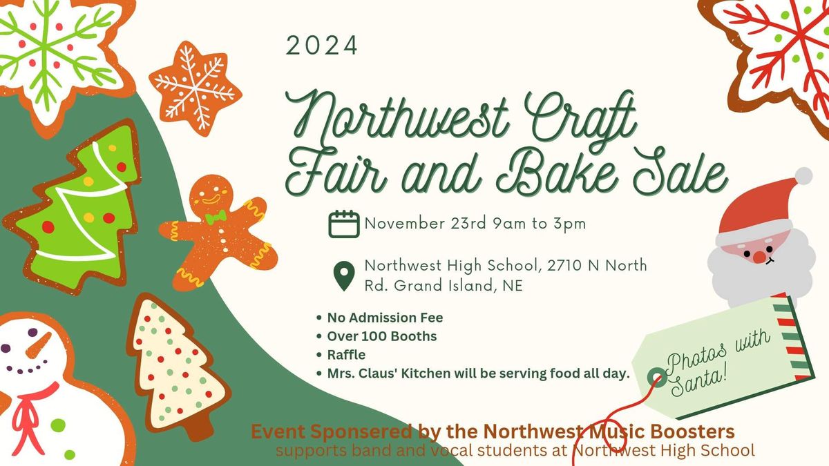 2024 Northwest Music Boosters Craft Fair & Bake Sale