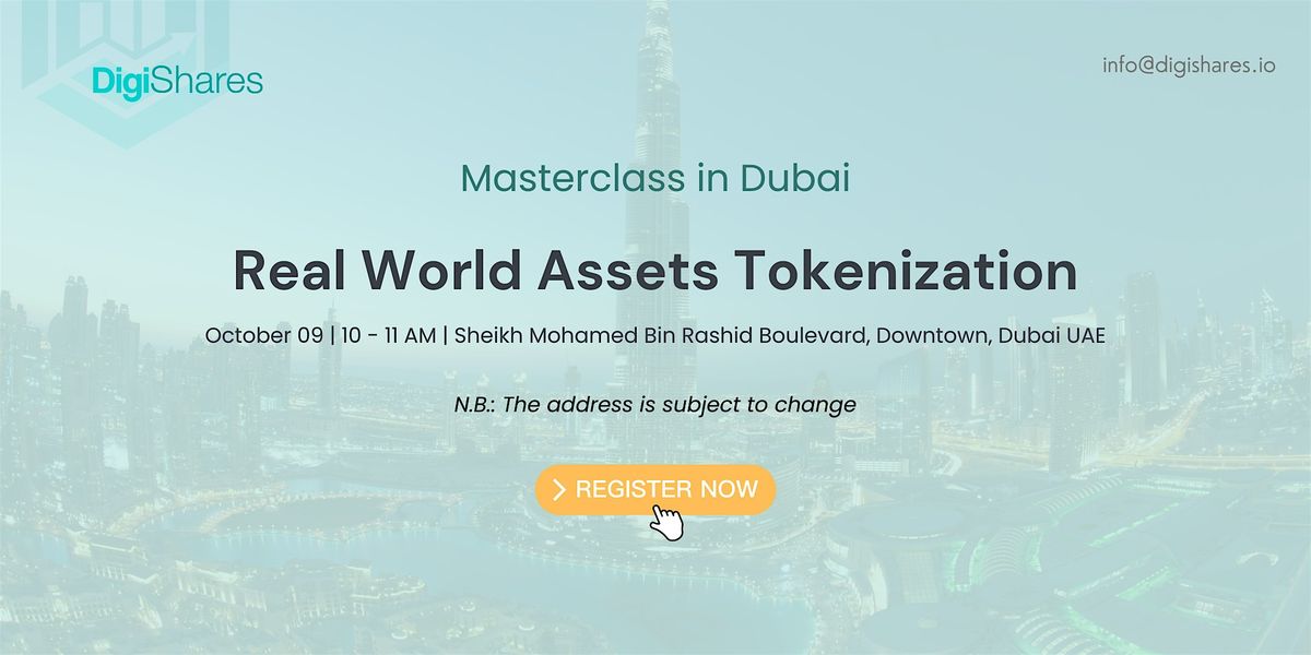 Dubai: Real World Assets Tokenization Masterclass