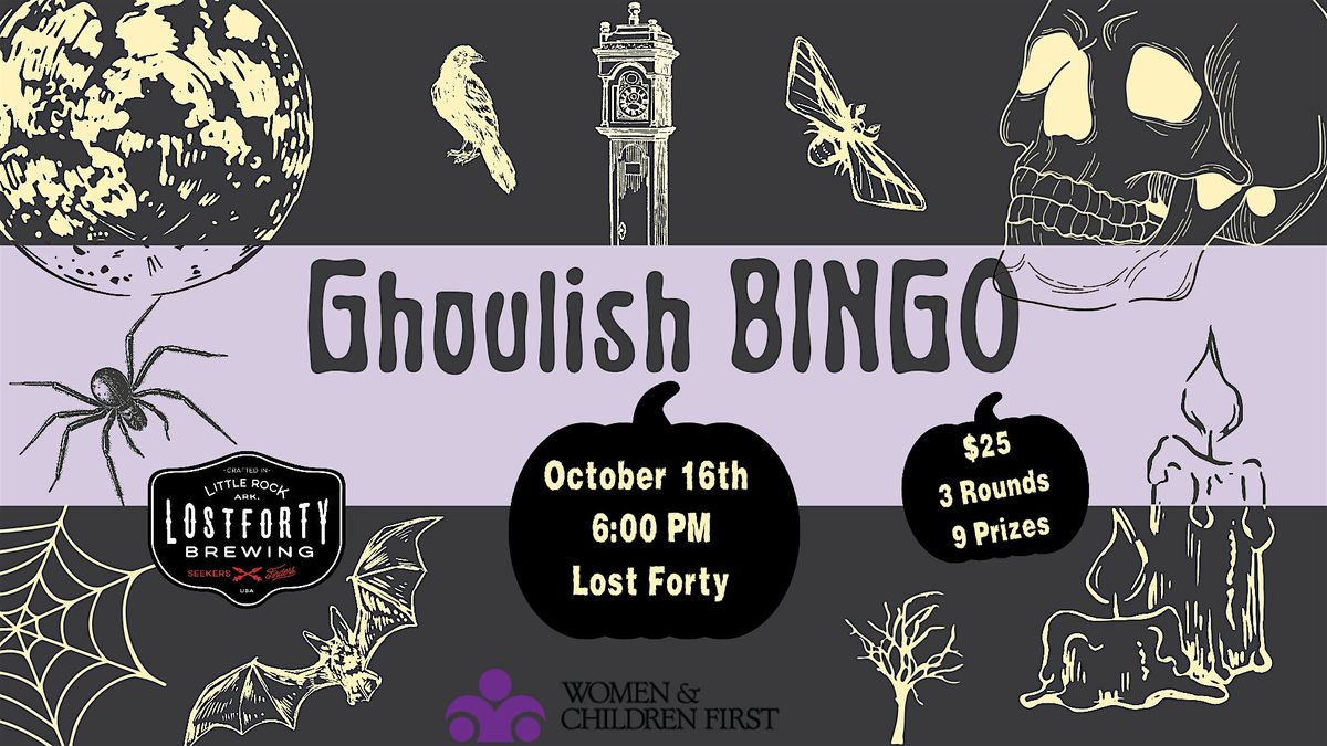 Ghoulish BINGO Benefitting Women & Children First