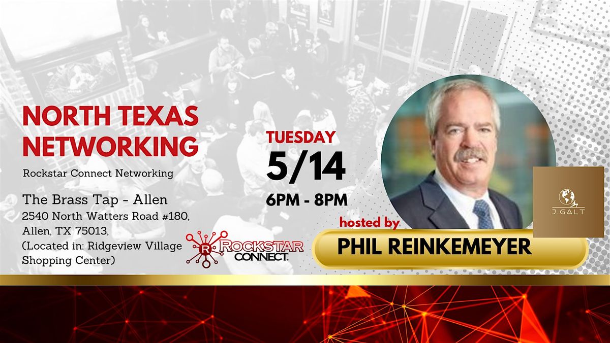 Free North Texas Rockstar Connect Networking Event (May)