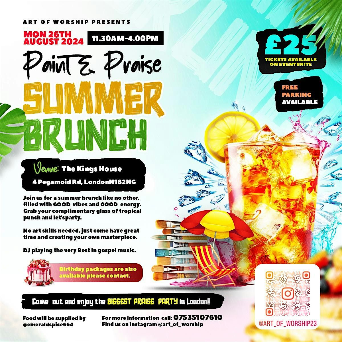 PAINT AND PRAISE THE SUMMER BRUNCH