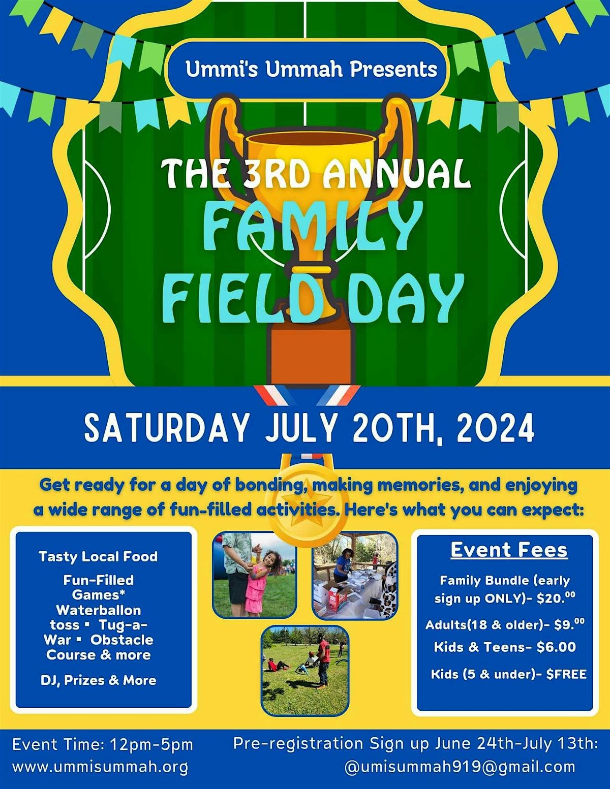 3rd Annual Family Fun  Field Day