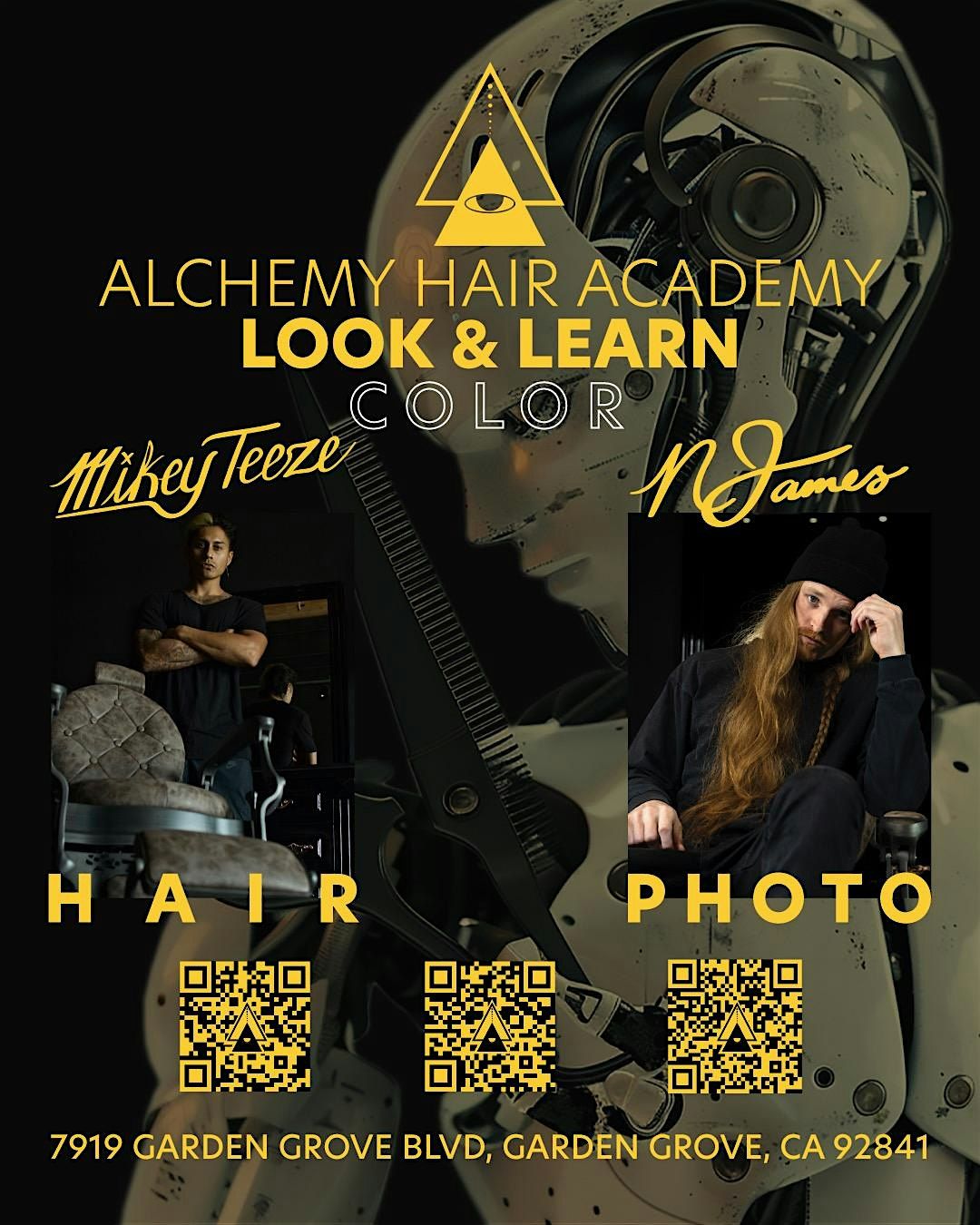 Alchemy Hair Academy look and learn