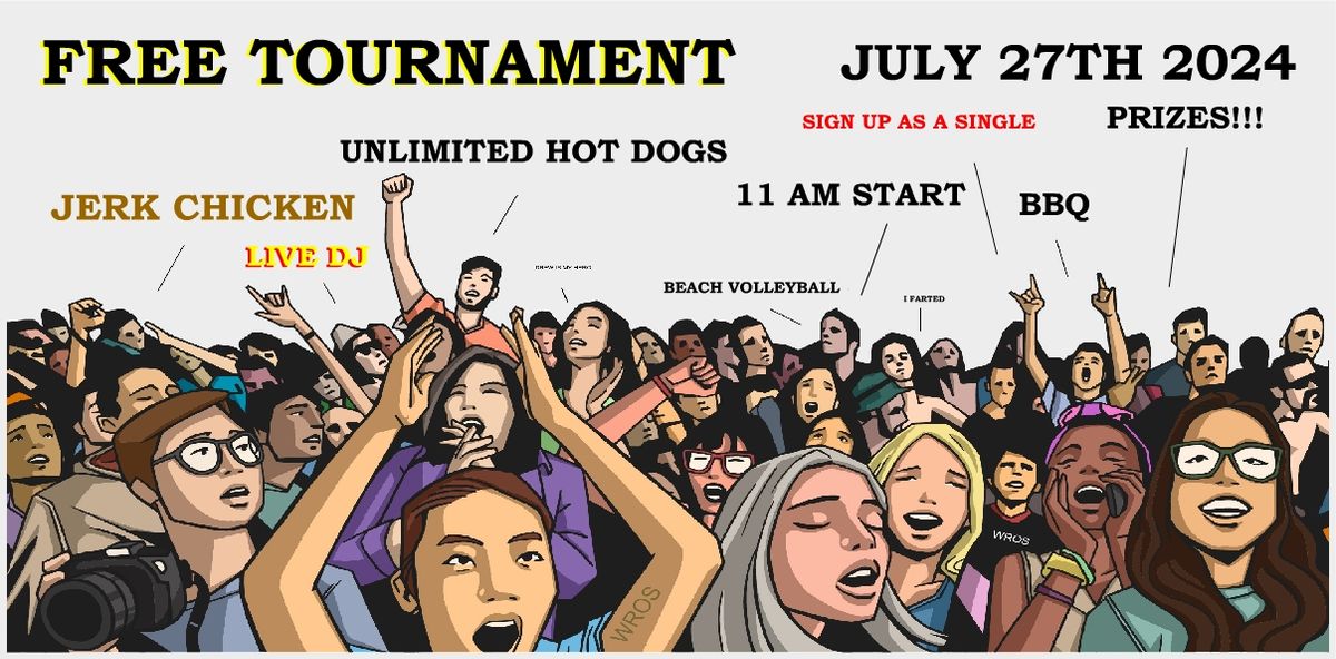 FREE BEACH VOLLEYBALL TOURNAMENT!!! (Students\/Teachers\/league players only)