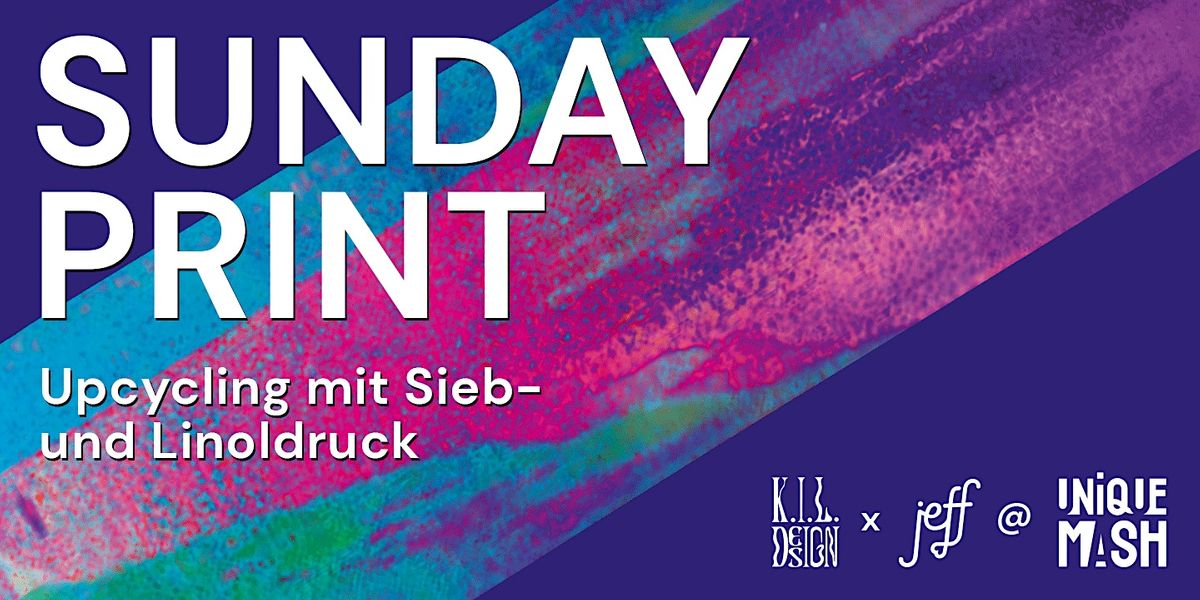 Sunday Print | Upcycling mit Sieb- und Linoldruck
