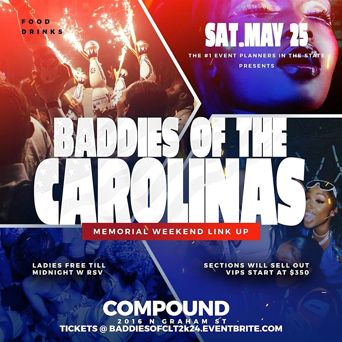 #BADDIES OF CLT "MEMORIAL WEEKEND" @COMPOUND #RICHPROMOTIONS
