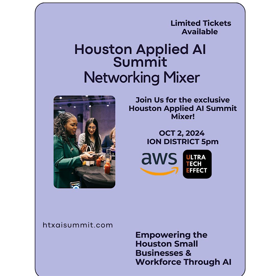 Houston Applied AI Summit Mixer!