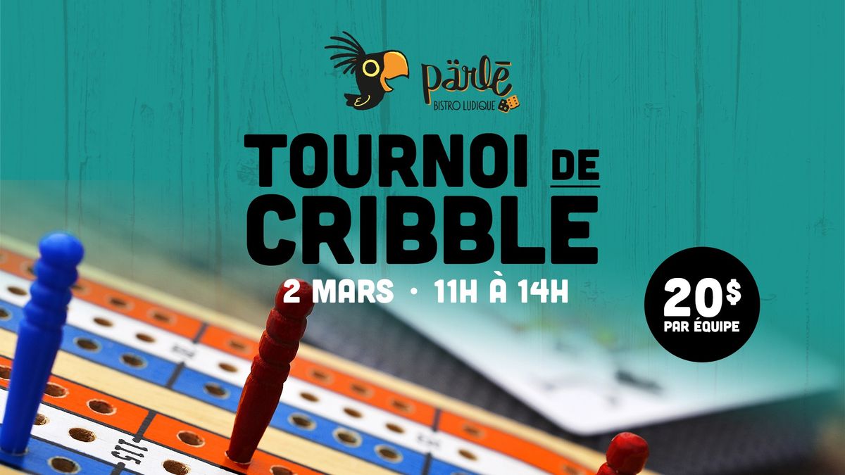 Tournoi de cribble au P\u00e4rl\u0113 Bistro ludique