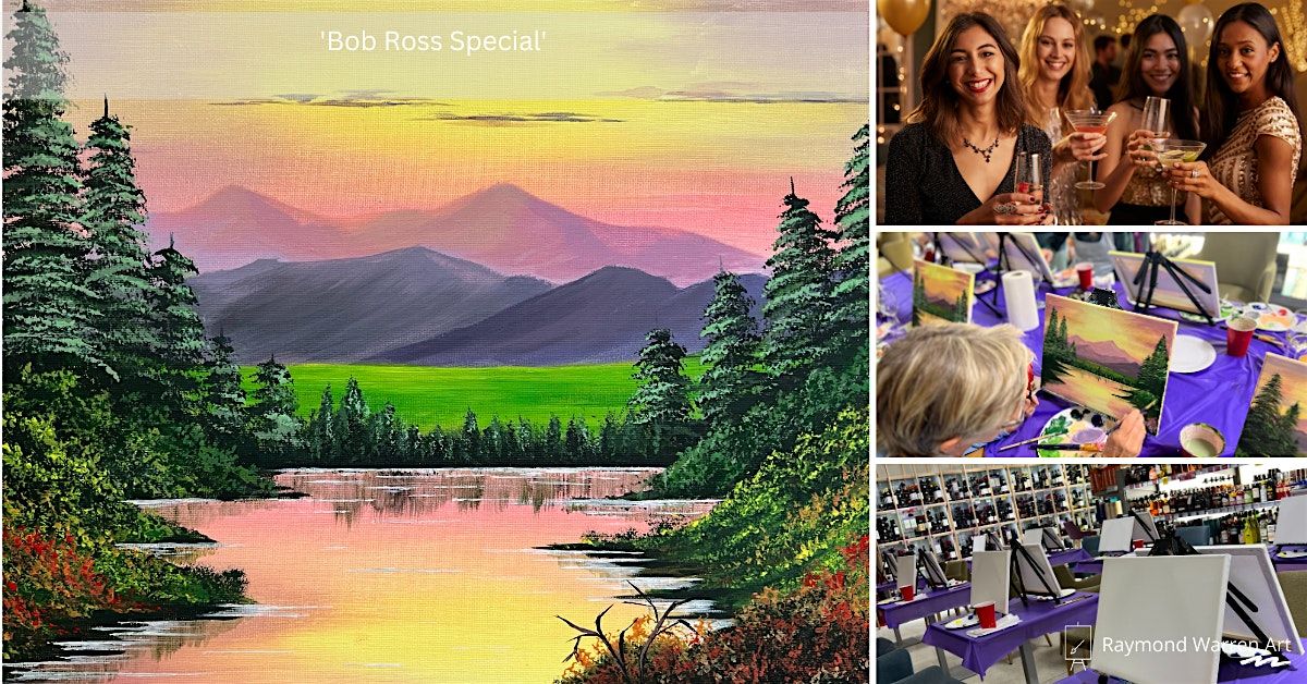 Paint & Sip Night - Crawley -  'Bob Ross Landscape'