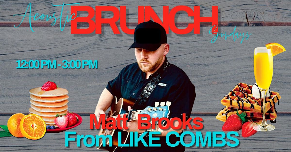 Matt Brooks Acoustic Patio Brunch, The Revel Patio Grill, Frisco, 2