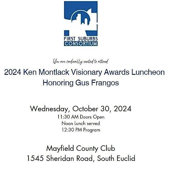 First Suburbs Consortium Ken Montlack Annual Award Luncheon