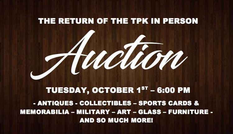 TPK LIVE IN PERSON AUCTION 