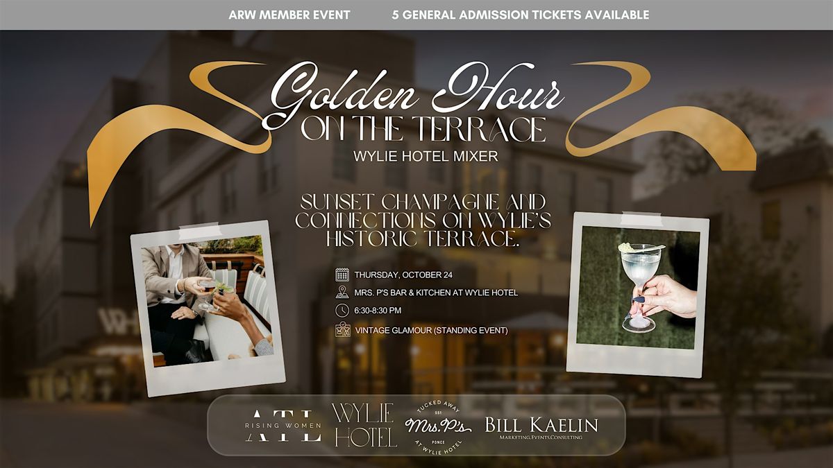 Golden Hour on the Terrace: Wylie Hotel Mixer