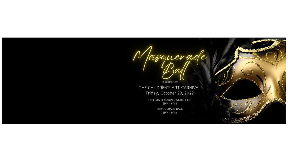 CAC 2022 Masquerade Ball, Children's Art Carnival, New York, 29 October