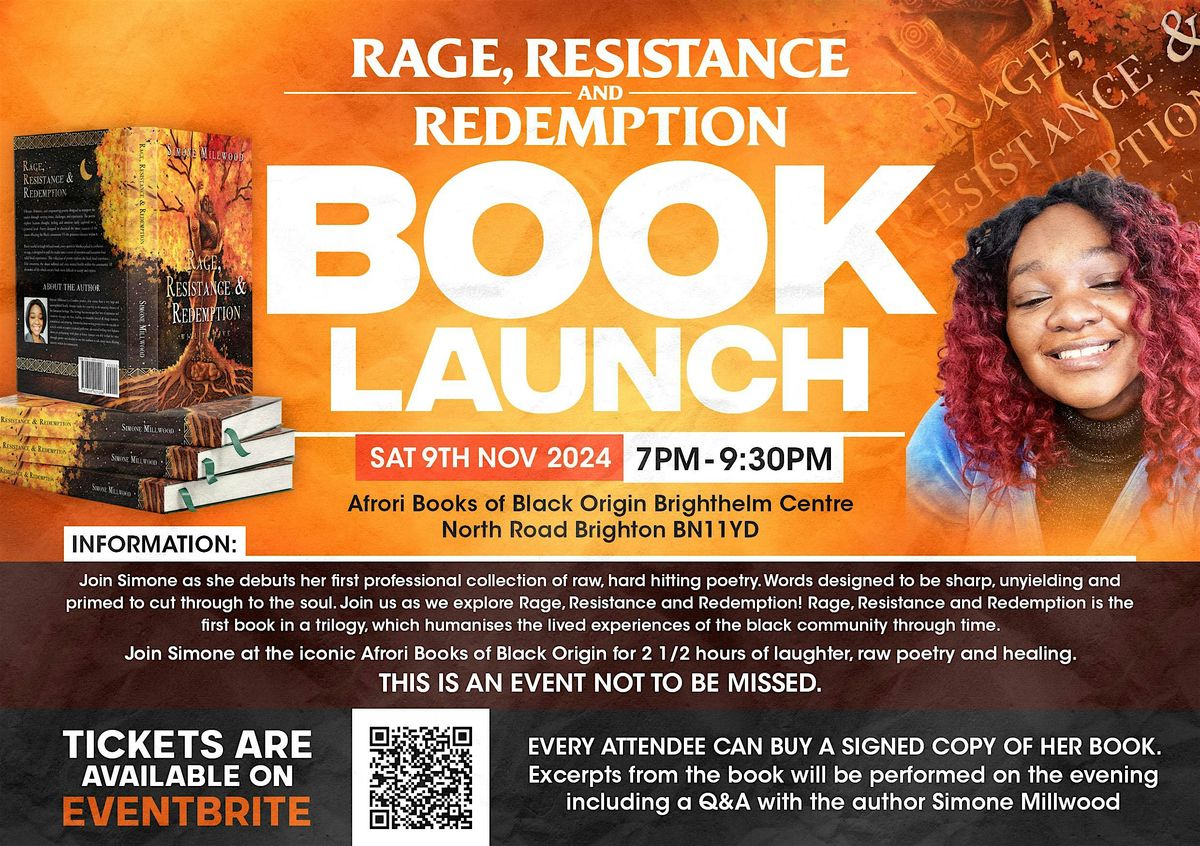 Rage, Resistance and Redemption Book Launch 2024